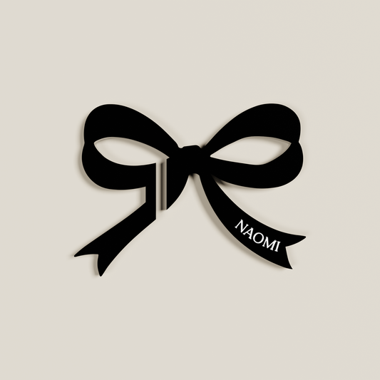 Riley acrylic drink tag in black | Saint Sauvant Auckland NZ