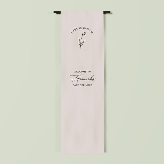 Bordeaux fabric welcome sign in oat 2m | Saint Sauvant Auckland NZ