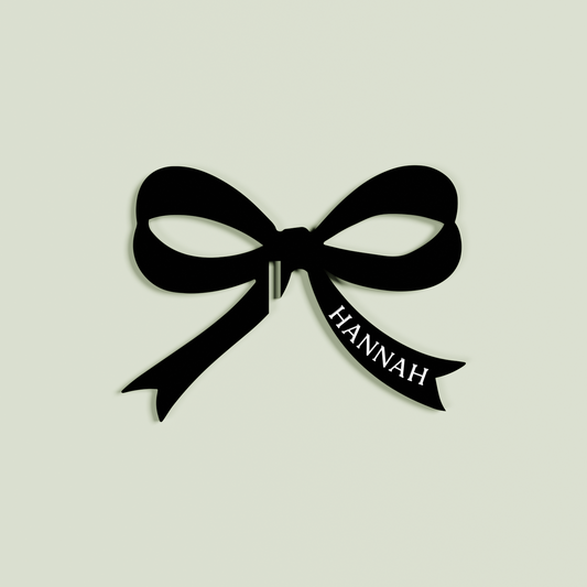 Amelia acrylic drink tag in black | Saint Sauvant Auckland NZ