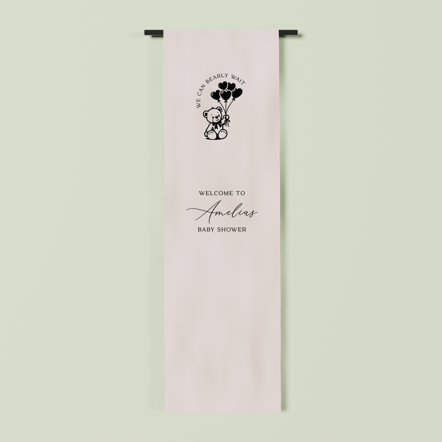 Provence fabric welcome sign in oat 2m | Saint Sauvant Auckland NZ