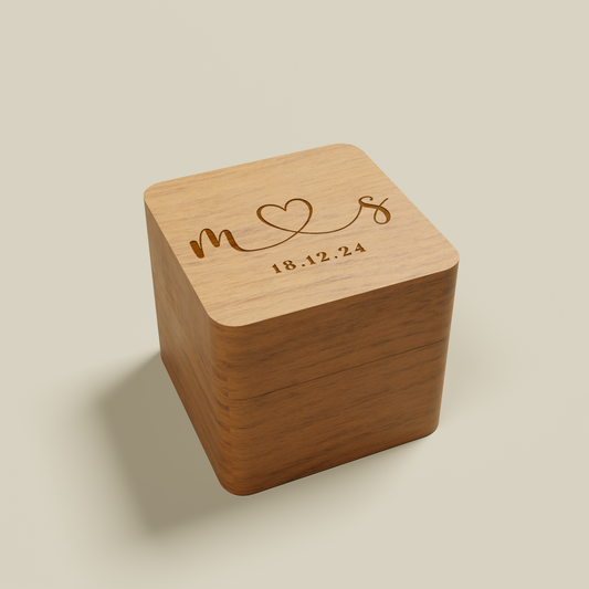 Ruby personalised engraved ring box | Saint Sauvant Auckland NZ