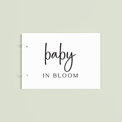 Belle personalised guest book, black text on white acrylic | Saint Sauvant Auckland NZ