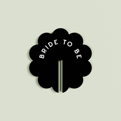 Iris acrylic drink tag in white | Saint Sauvant Auckland NZ