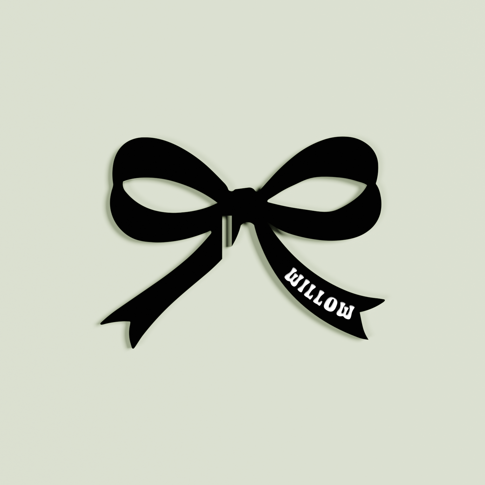 Chloe acrylic drink tag in light pink | Saint Sauvant Auckland NZ