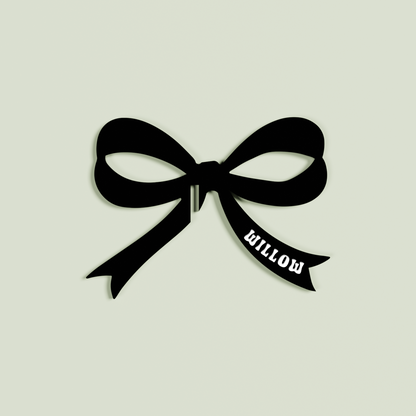 Chloe acrylic drink tag in light pink | Saint Sauvant Auckland NZ