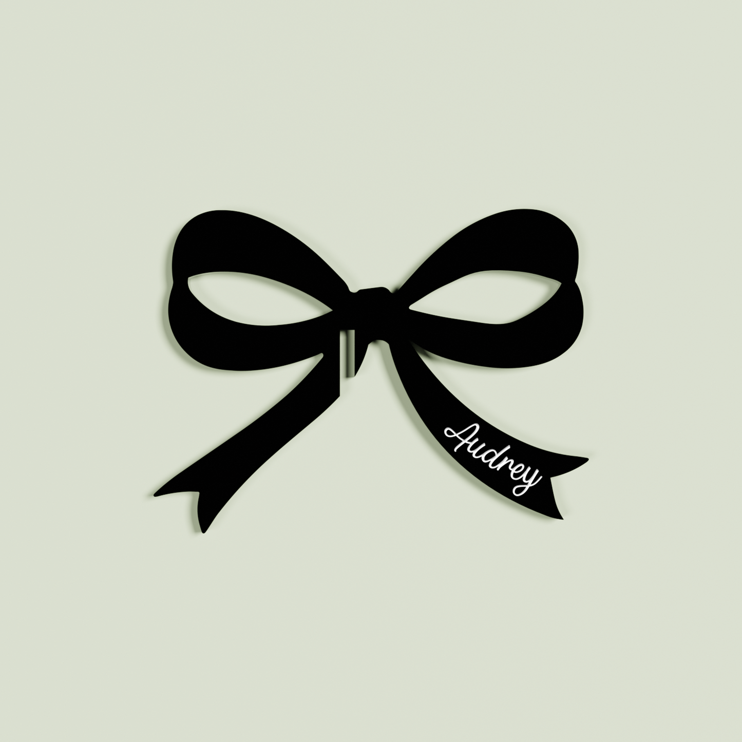 Audrey acrylic drink tag in black | Saint Sauvant Auckland NZ