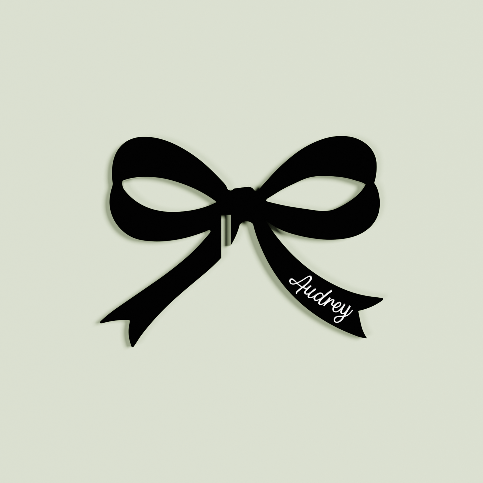 Audrey acrylic drink tag in black | Saint Sauvant Auckland NZ