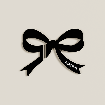 Riley acrylic drink tag in black | Saint Sauvant Auckland NZ