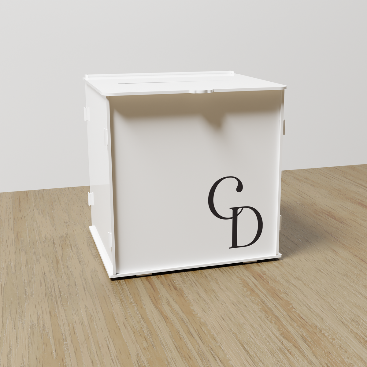 Aude acrylic wishing well, black text on white acrylic | Saint Sauvant Auckland NZ