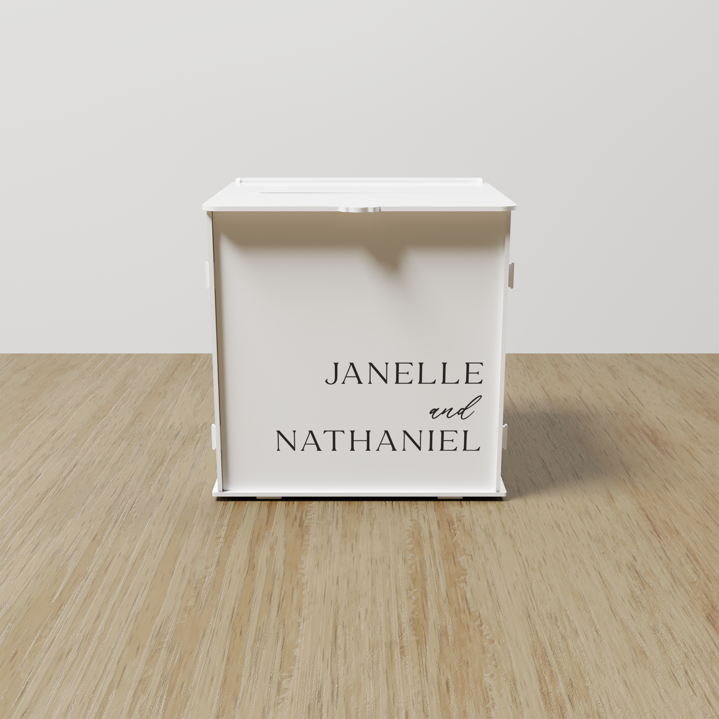 Seine acrylic wishing well, black text on white acrylic | Saint Sauvant Auckland NZ