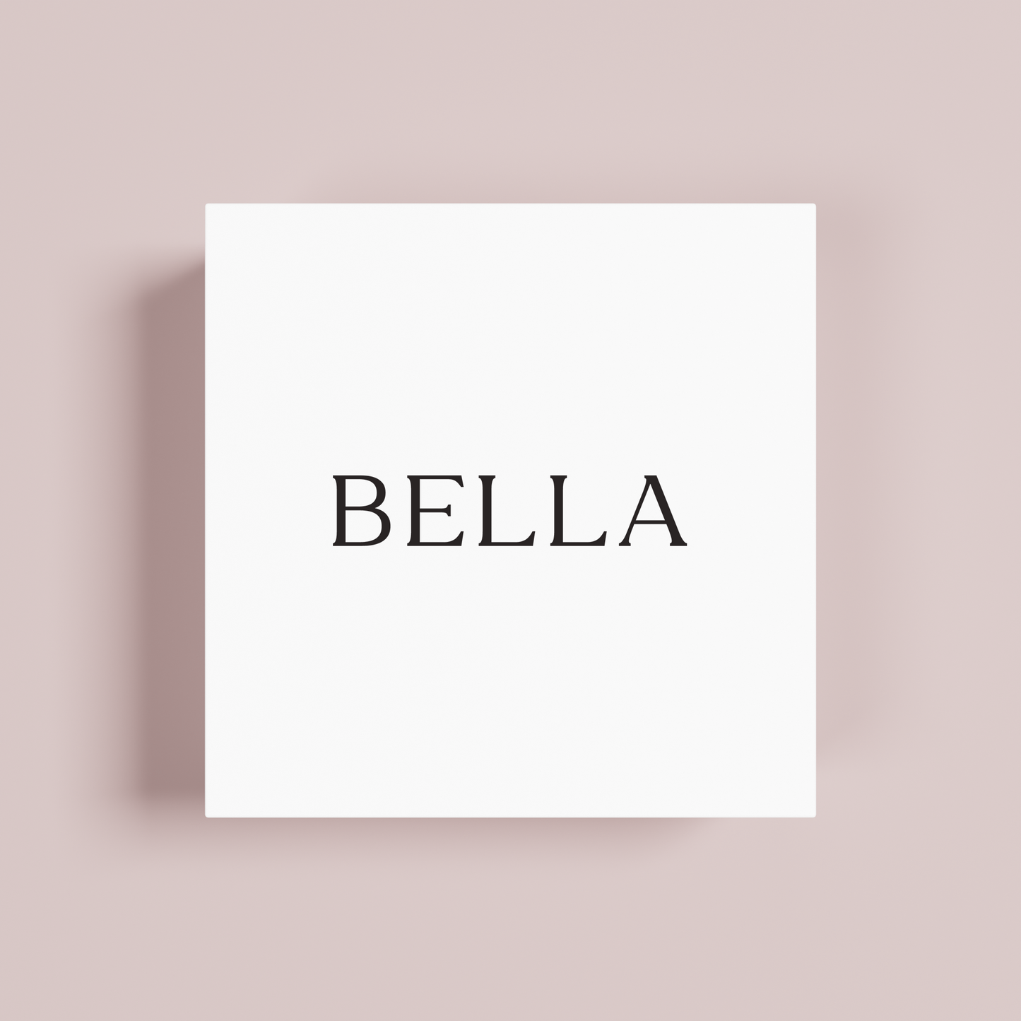 Willow personalised gift box, black text on white acrylic | Saint Sauvant Auckland NZ