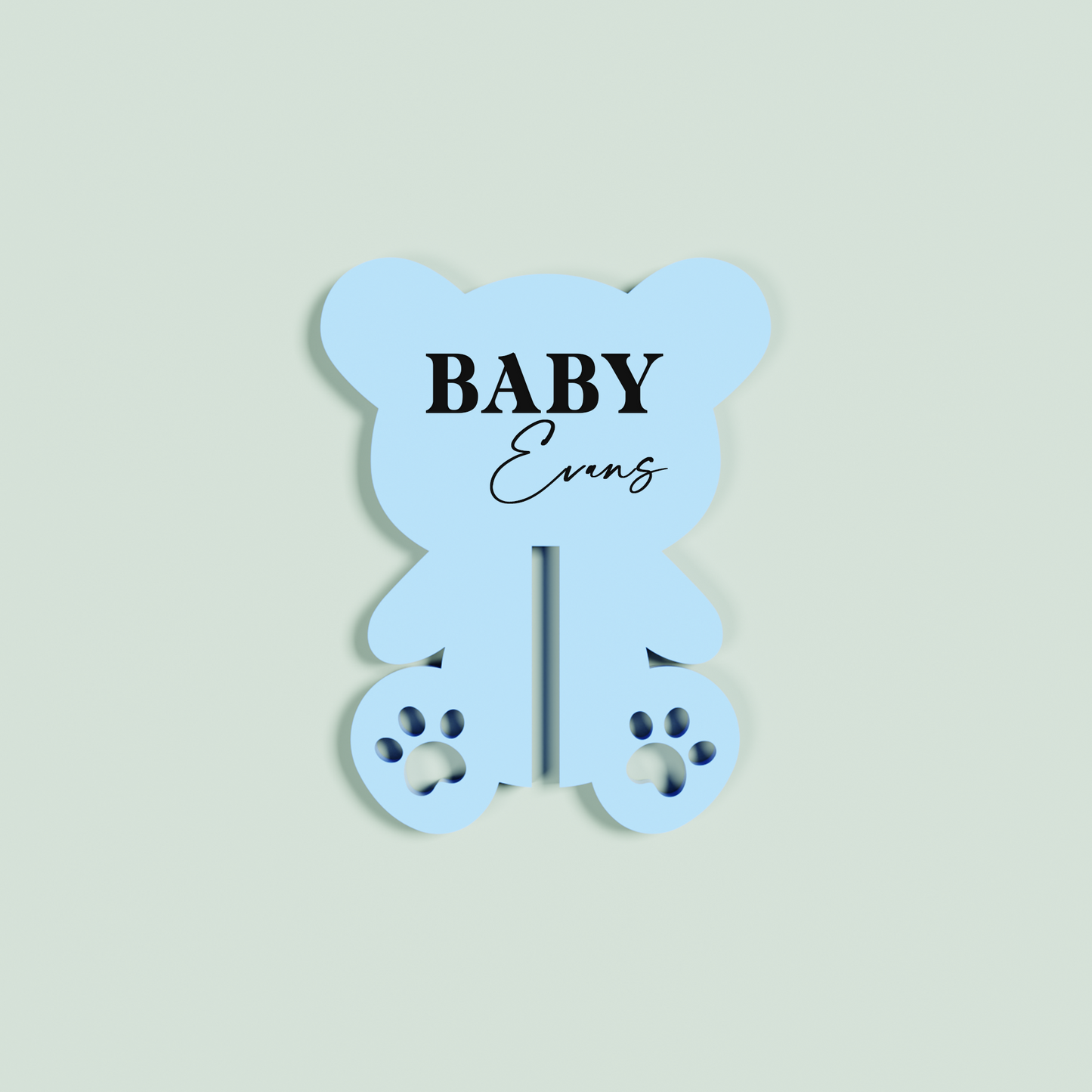 Laurent acrylic drink tag in light pink | Saint Sauvant Auckland NZ