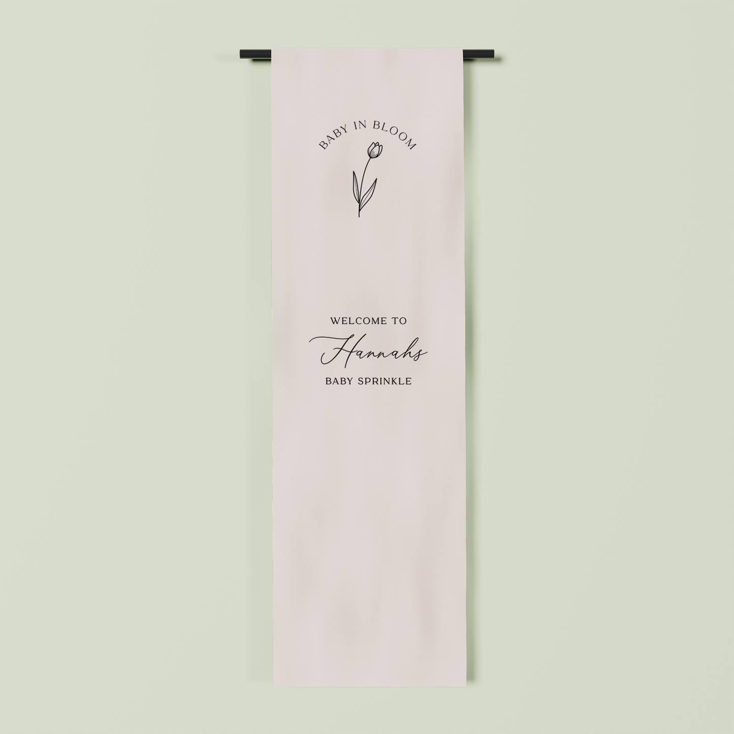 Bordeaux fabric welcome sign in oat 2m | Saint Sauvant Auckland NZ