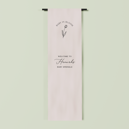 Bordeaux fabric welcome sign in oat 2m | Saint Sauvant Auckland NZ