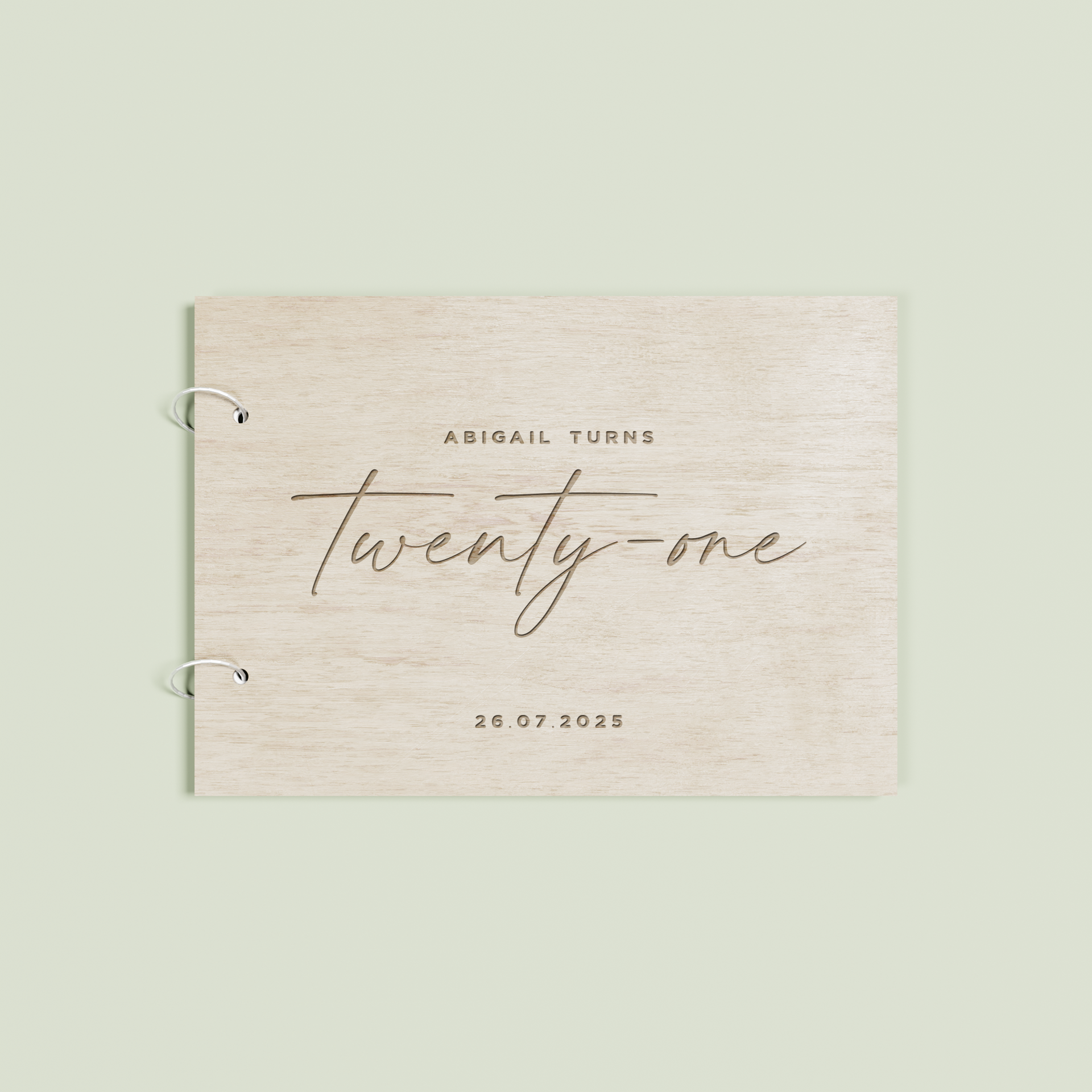 Douceur personalised acrylic guest book | Saint Sauvant Auckland NZ