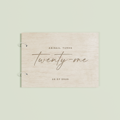 Douceur personalised acrylic guest book | Saint Sauvant Auckland NZ