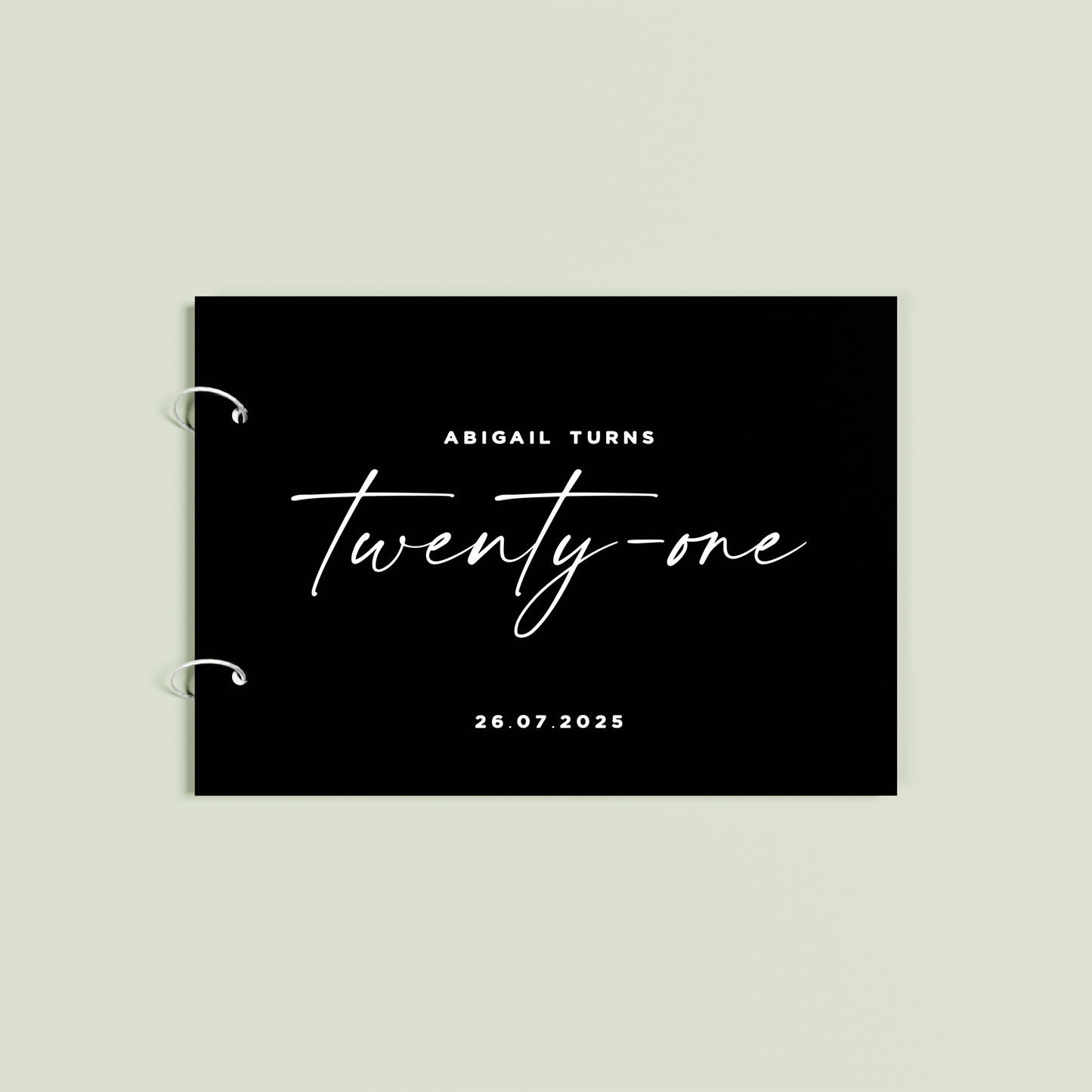 Douceur personalised acrylic guest book | Saint Sauvant Auckland NZ