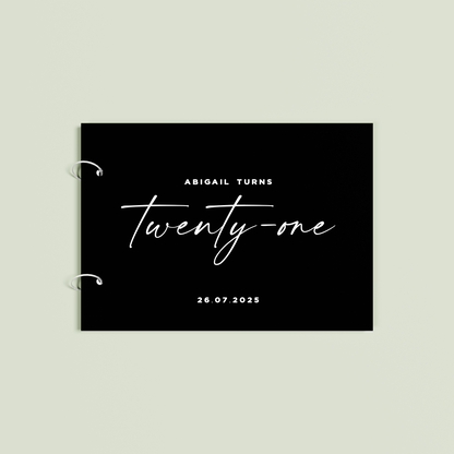 Douceur personalised acrylic guest book | Saint Sauvant Auckland NZ