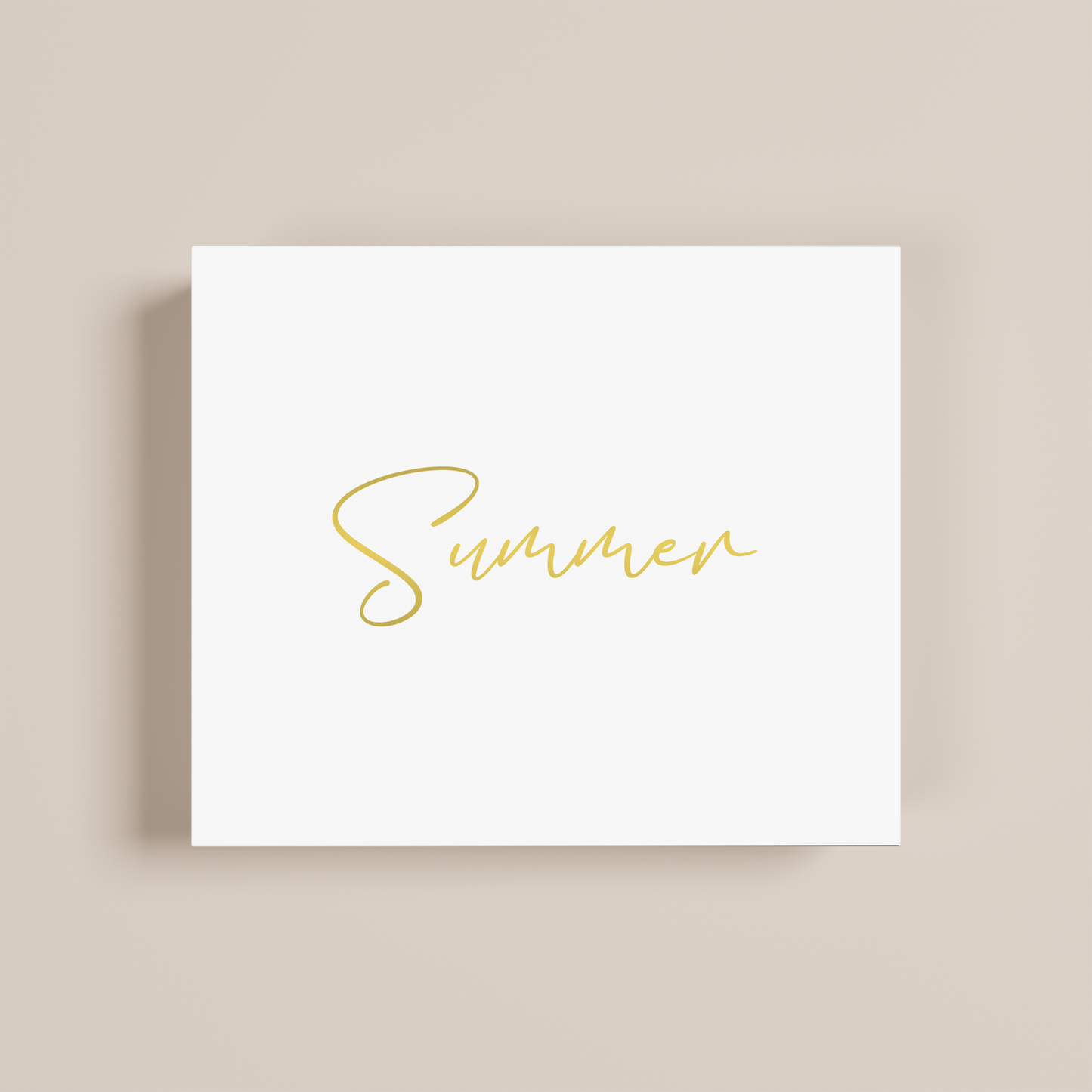 Lily personalised gift box, gold text on white acrylic | Saint Sauvant Auckland NZ