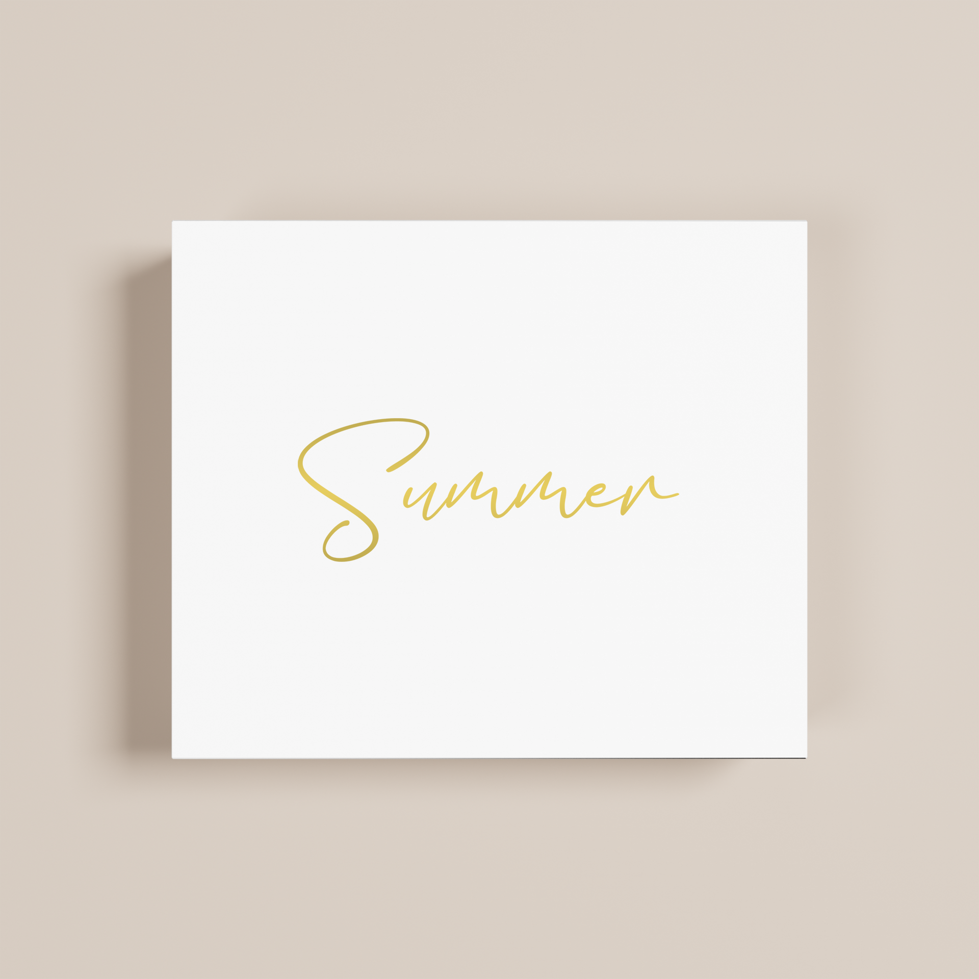 Lily personalised gift box, gold text on white acrylic | Saint Sauvant Auckland NZ