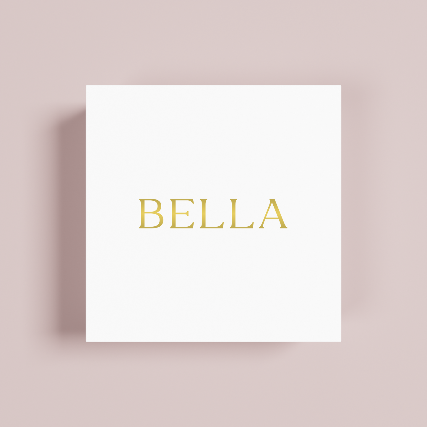 Willow personalised gift box, gold text on white acrylic | Saint Sauvant Auckland NZ