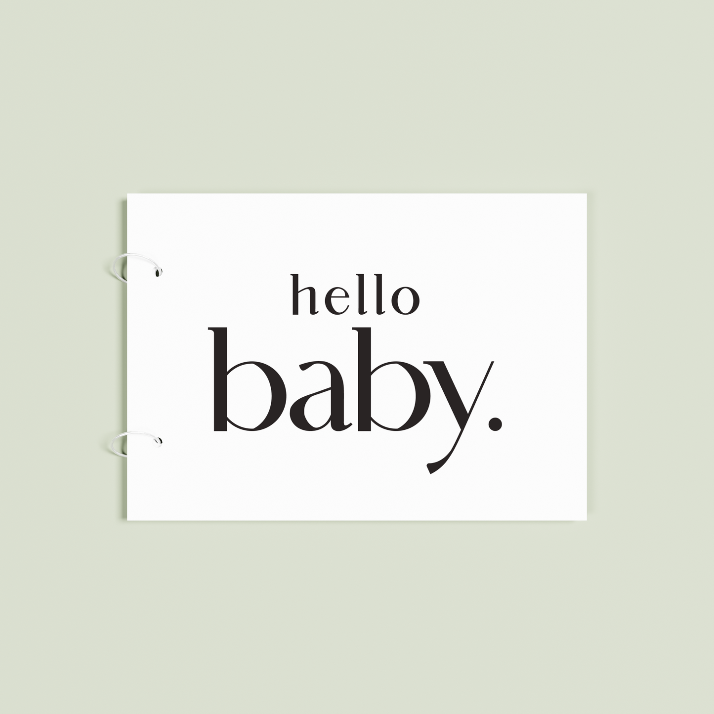 Jardin personalised guest book, black text on white acrylic | Saint Sauvant Auckland NZ