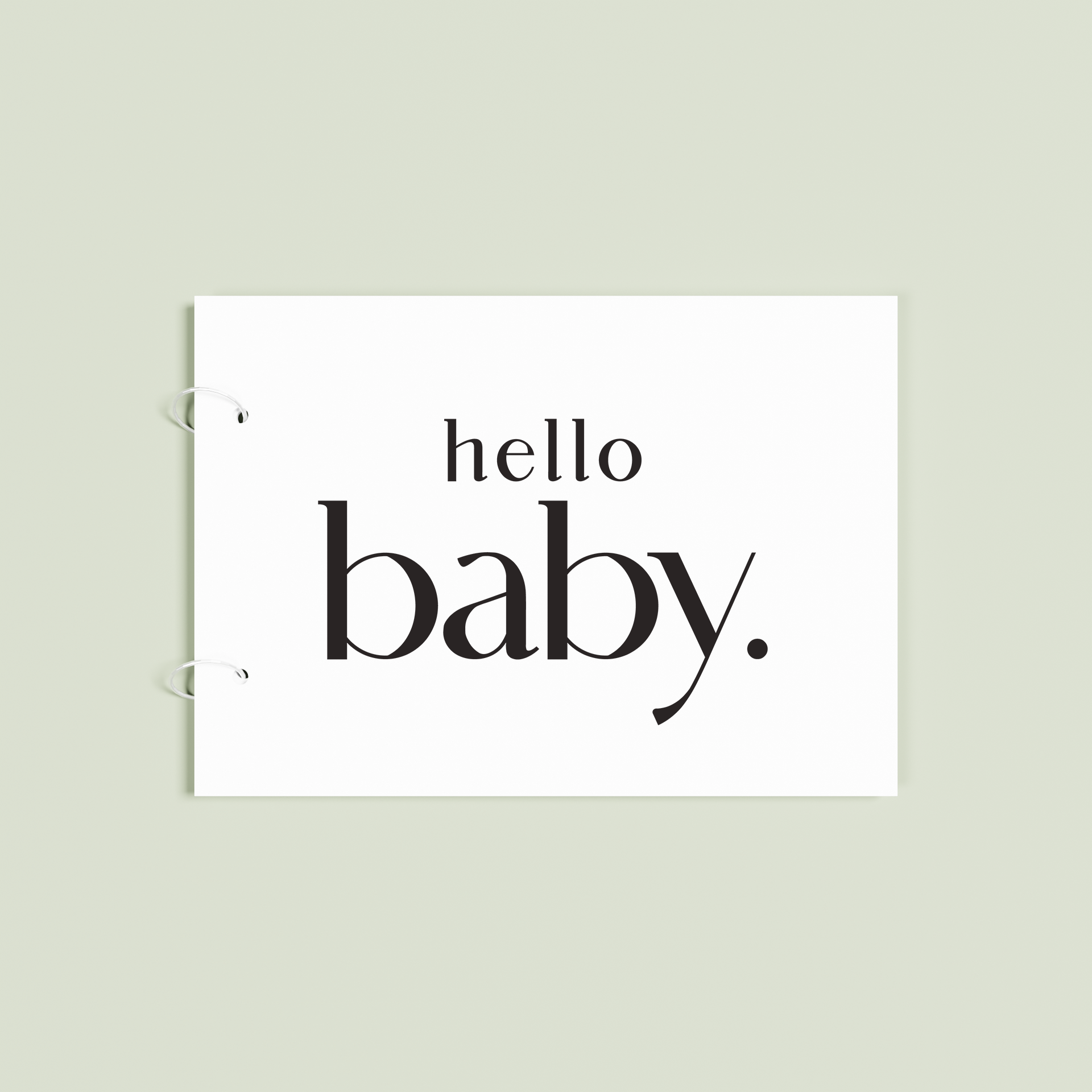 Jardin personalised guest book, black text on white acrylic | Saint Sauvant Auckland NZ