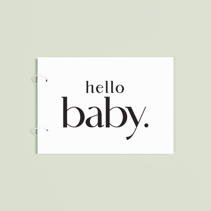 Jardin personalised guest book, black text on white acrylic | Saint Sauvant Auckland NZ