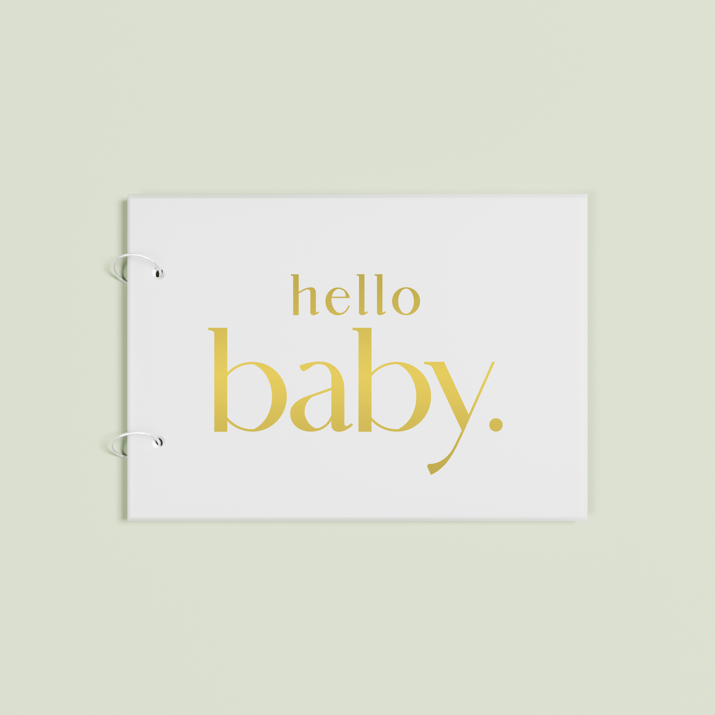 Jardin personalised guest book, gold text on frosted acrylic | Saint Sauvant Auckland NZ