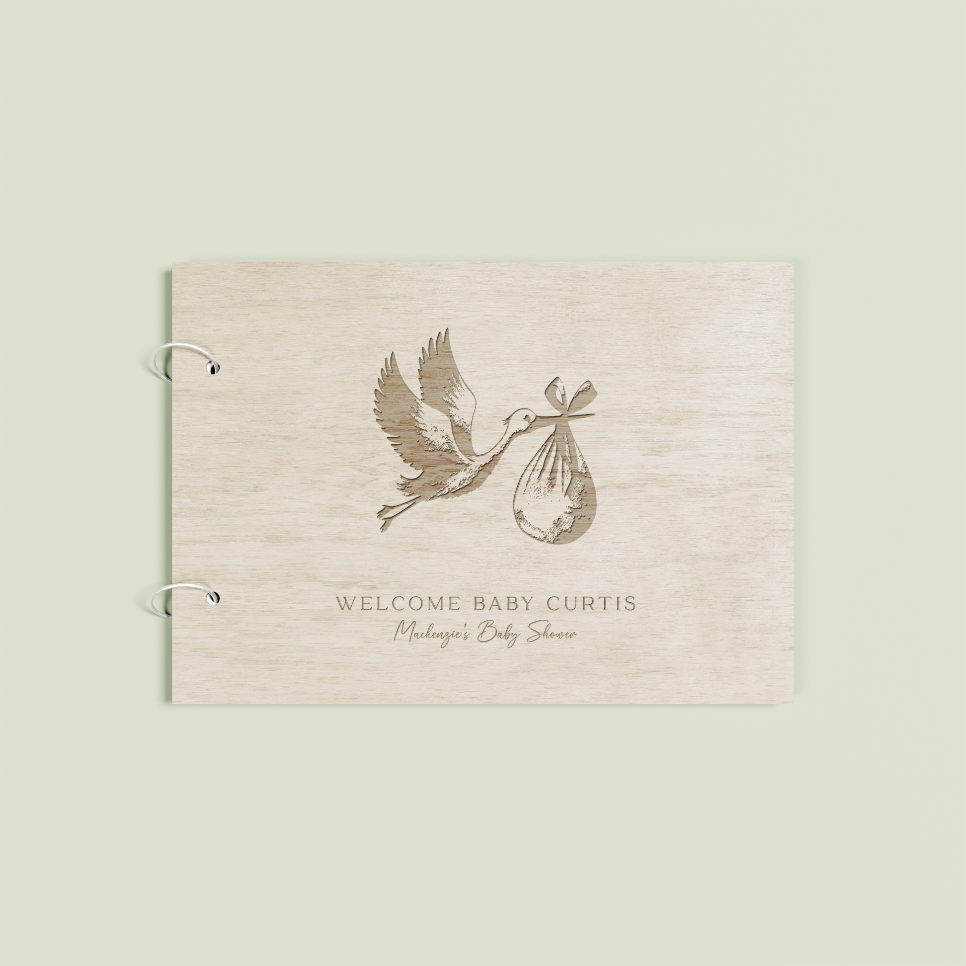Joie personalised acrylic guest book | Saint Sauvant Auckland NZ