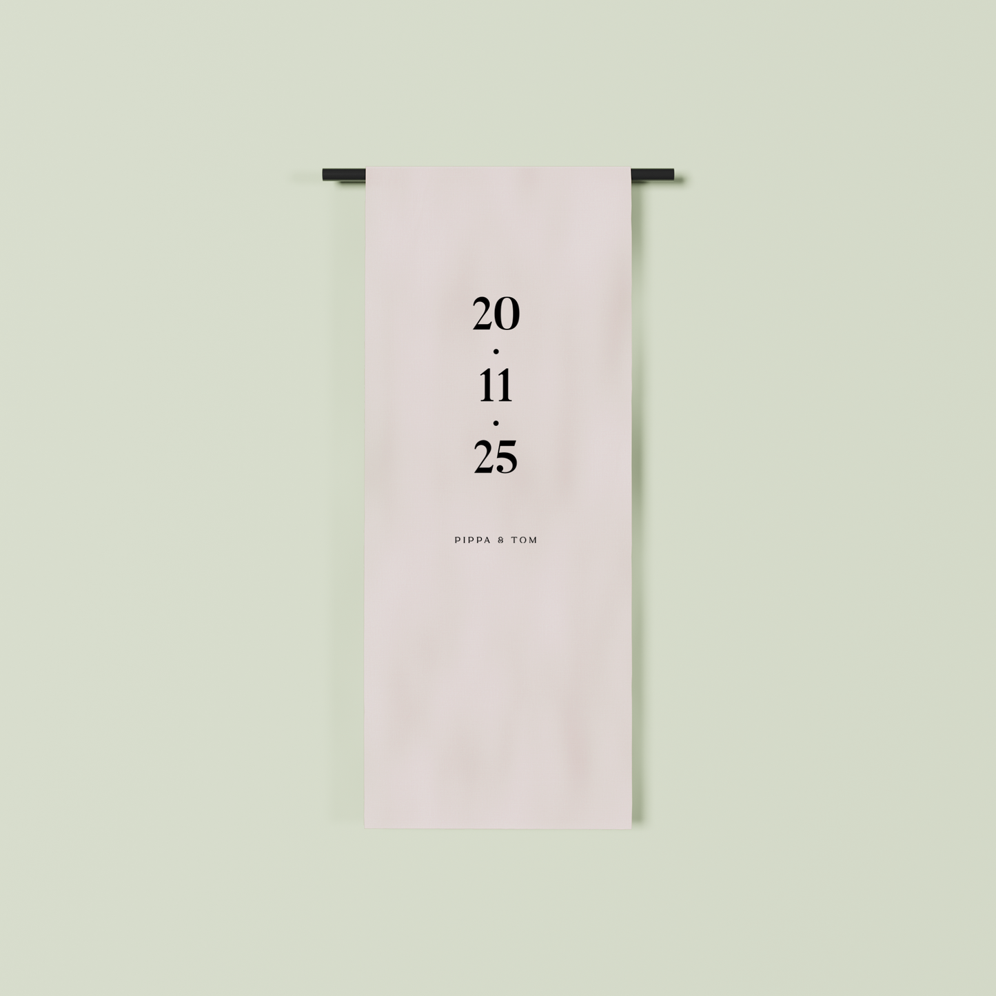 Monaco fabric welcome sign in oat 1.5m | Saint Sauvant Auckland NZ