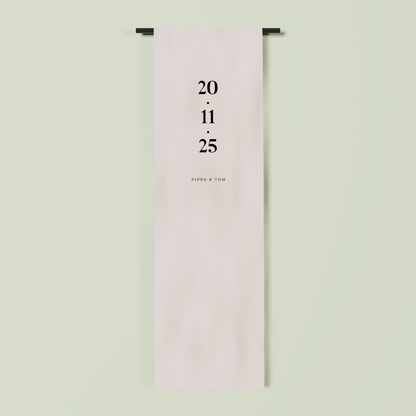 Monaco fabric welcome sign in oat 2m | Saint Sauvant Auckland NZ