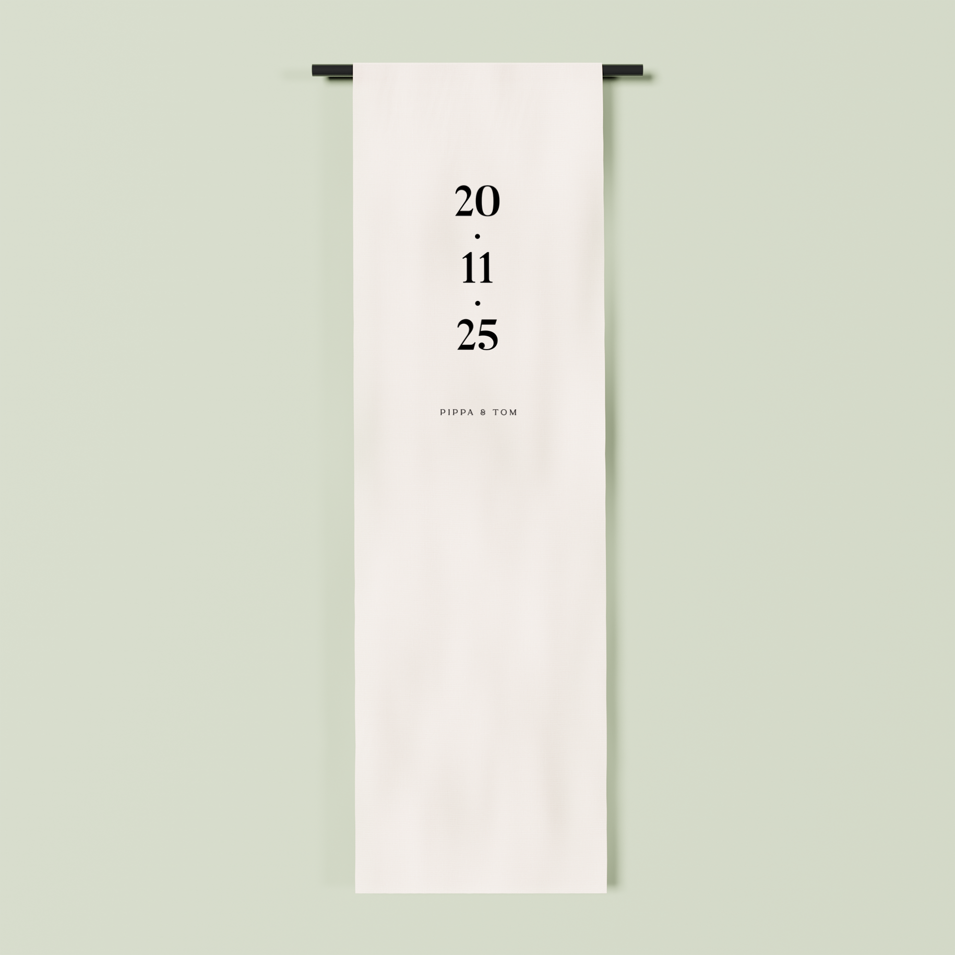 Monaco fabric welcome sign in white 2m | Saint Sauvant Auckland NZ