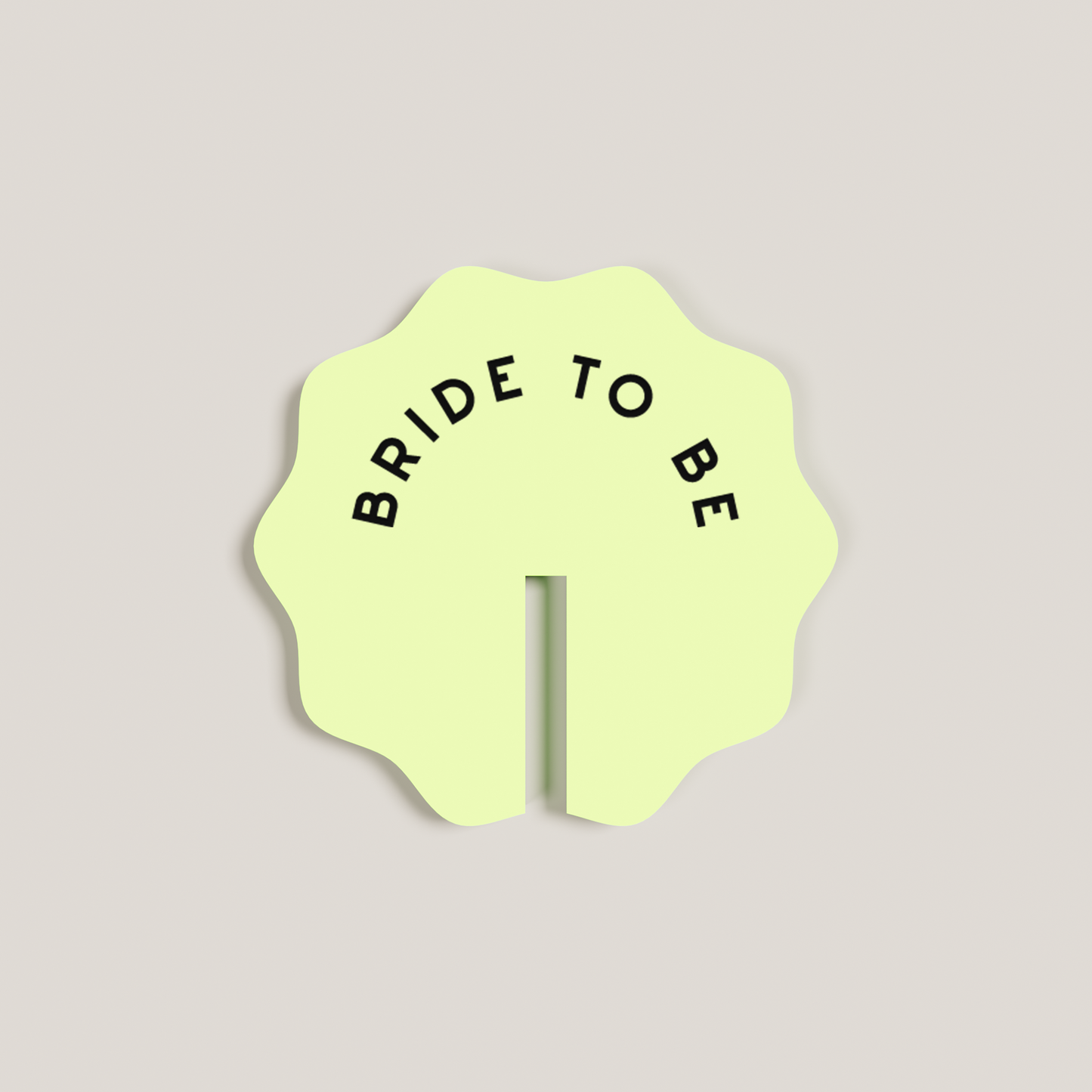 Azalea acrylic drink tag in pineapple | Saint Sauvant Auckland NZ