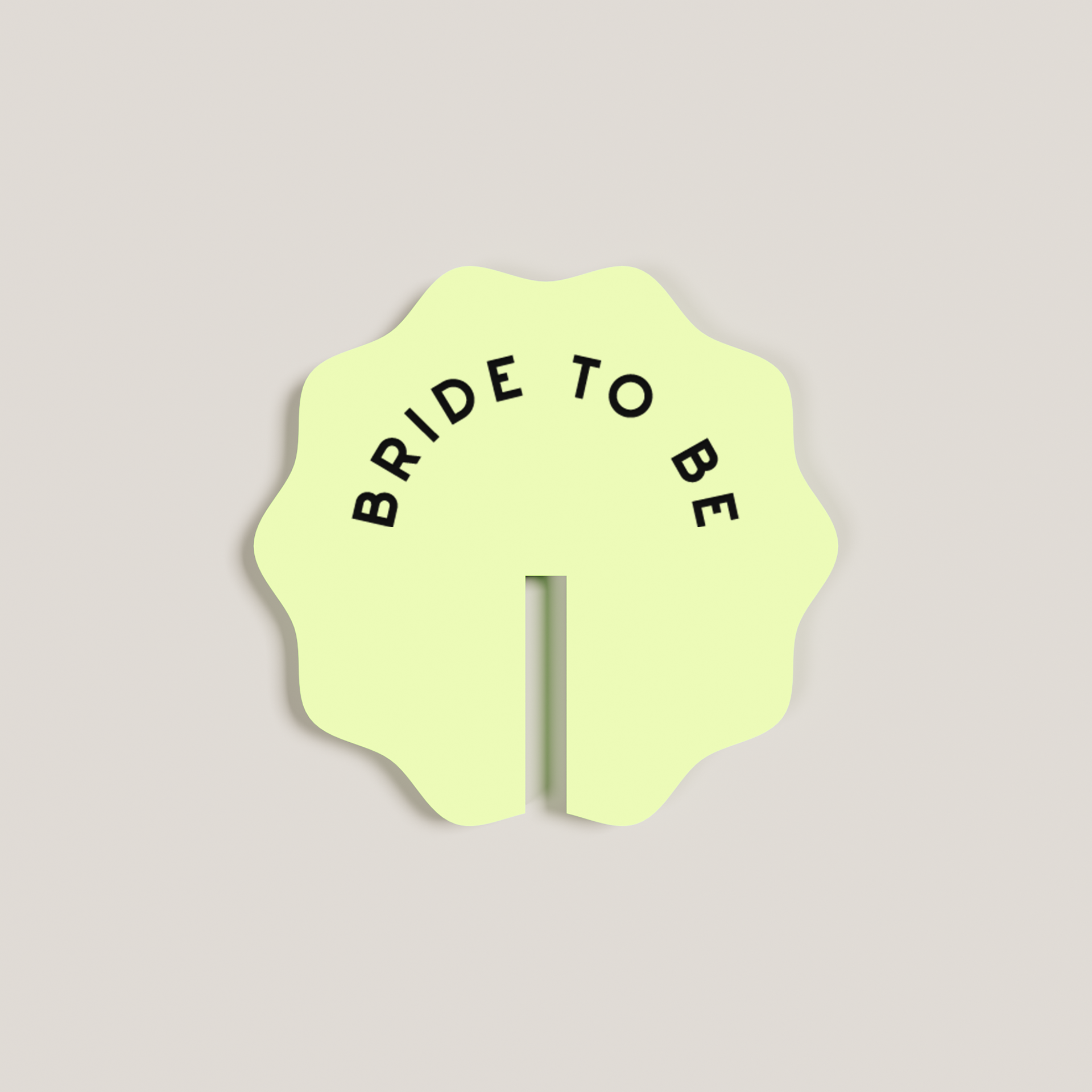 Azalea acrylic drink tag in pineapple | Saint Sauvant Auckland NZ