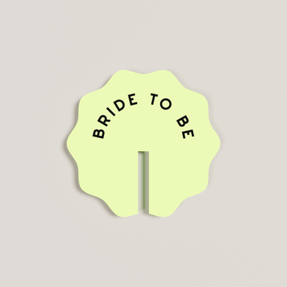 Azalea acrylic drink tag in pineapple | Saint Sauvant Auckland NZ
