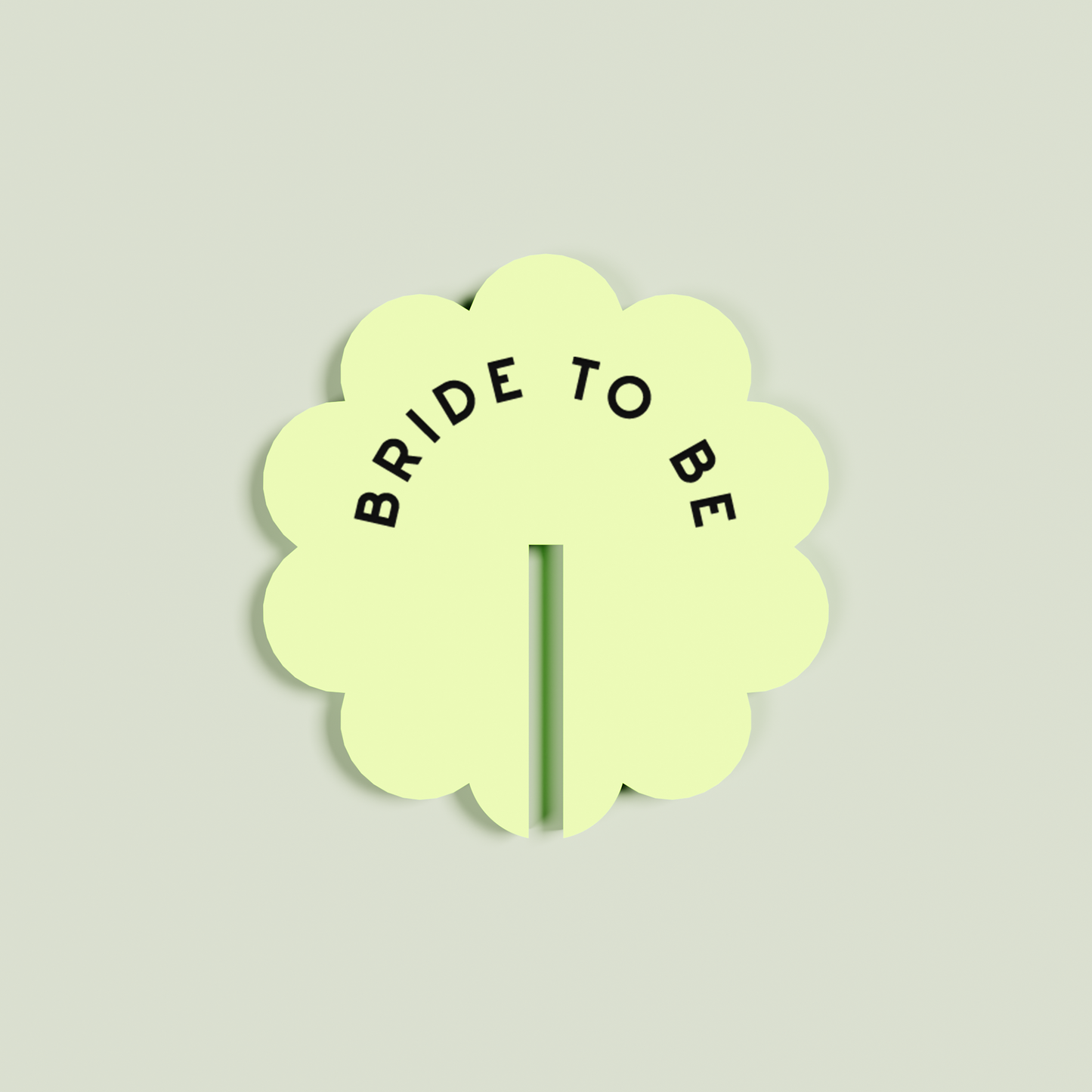 Iris acrylic drink tag in black | Saint Sauvant Auckland NZ