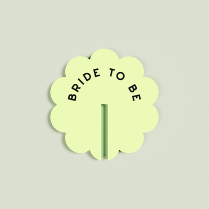 Iris acrylic drink tag in black | Saint Sauvant Auckland NZ