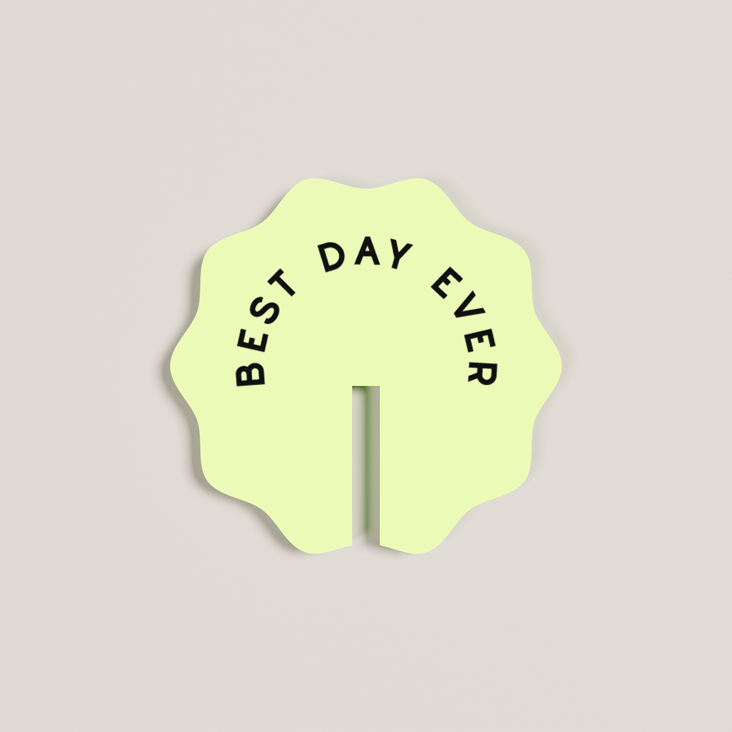 Orchid acrylic drink tag in pineapple | Saint Sauvant Auckland NZ