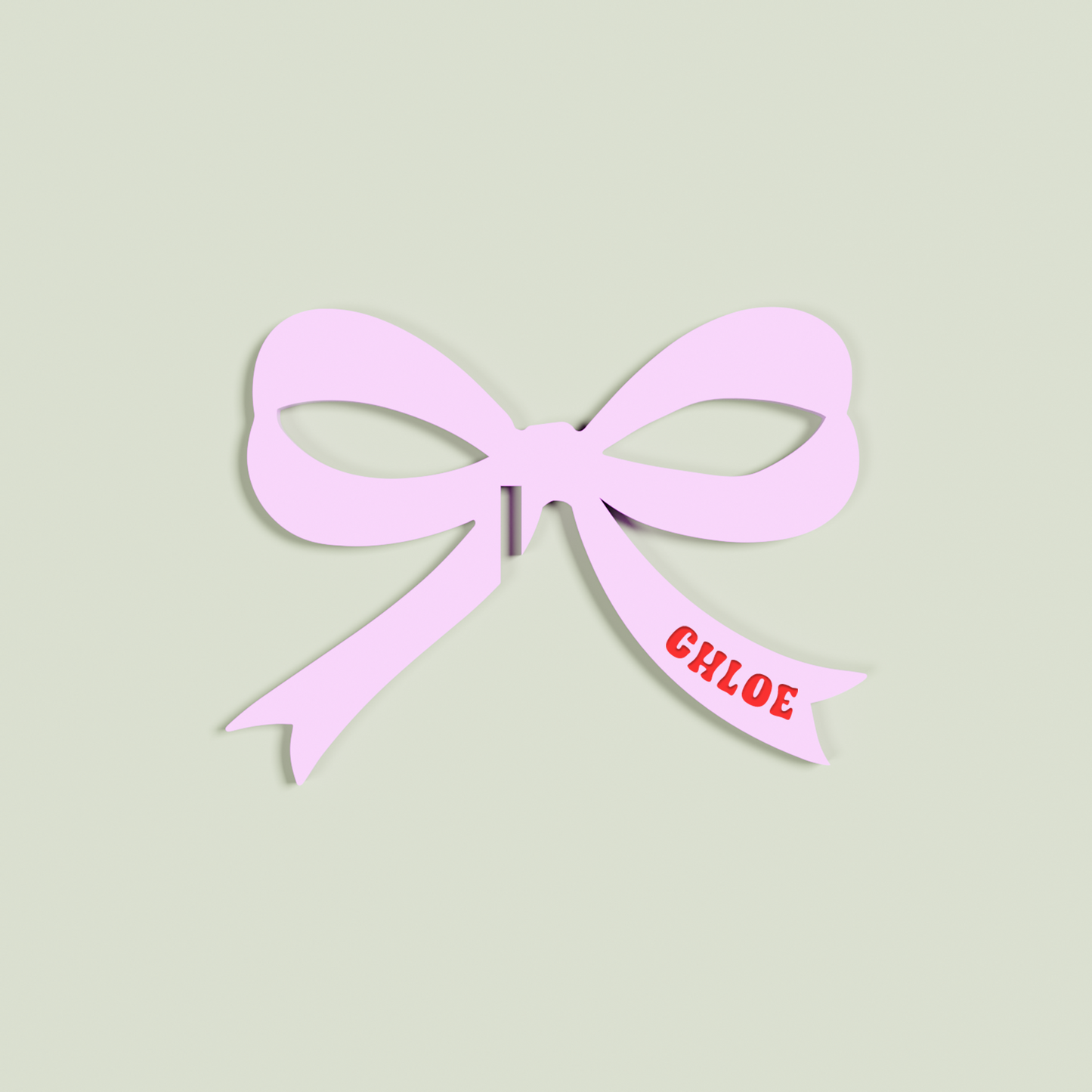 Chloe acrylic drink tag in white | Saint Sauvant Auckland NZ