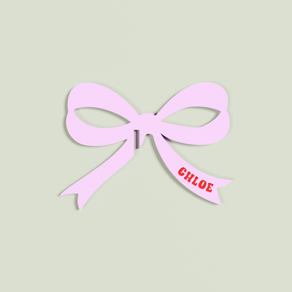 Chloe acrylic drink tag in white | Saint Sauvant Auckland NZ