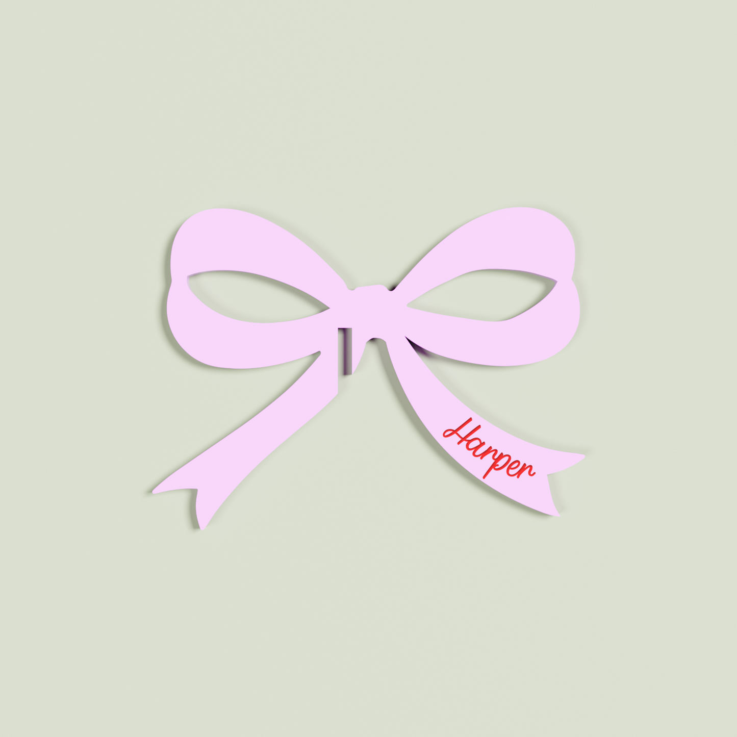 Audrey acrylic drink tag in light pink | Saint Sauvant Auckland NZ