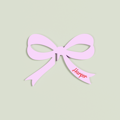 Audrey acrylic drink tag in light pink | Saint Sauvant Auckland NZ