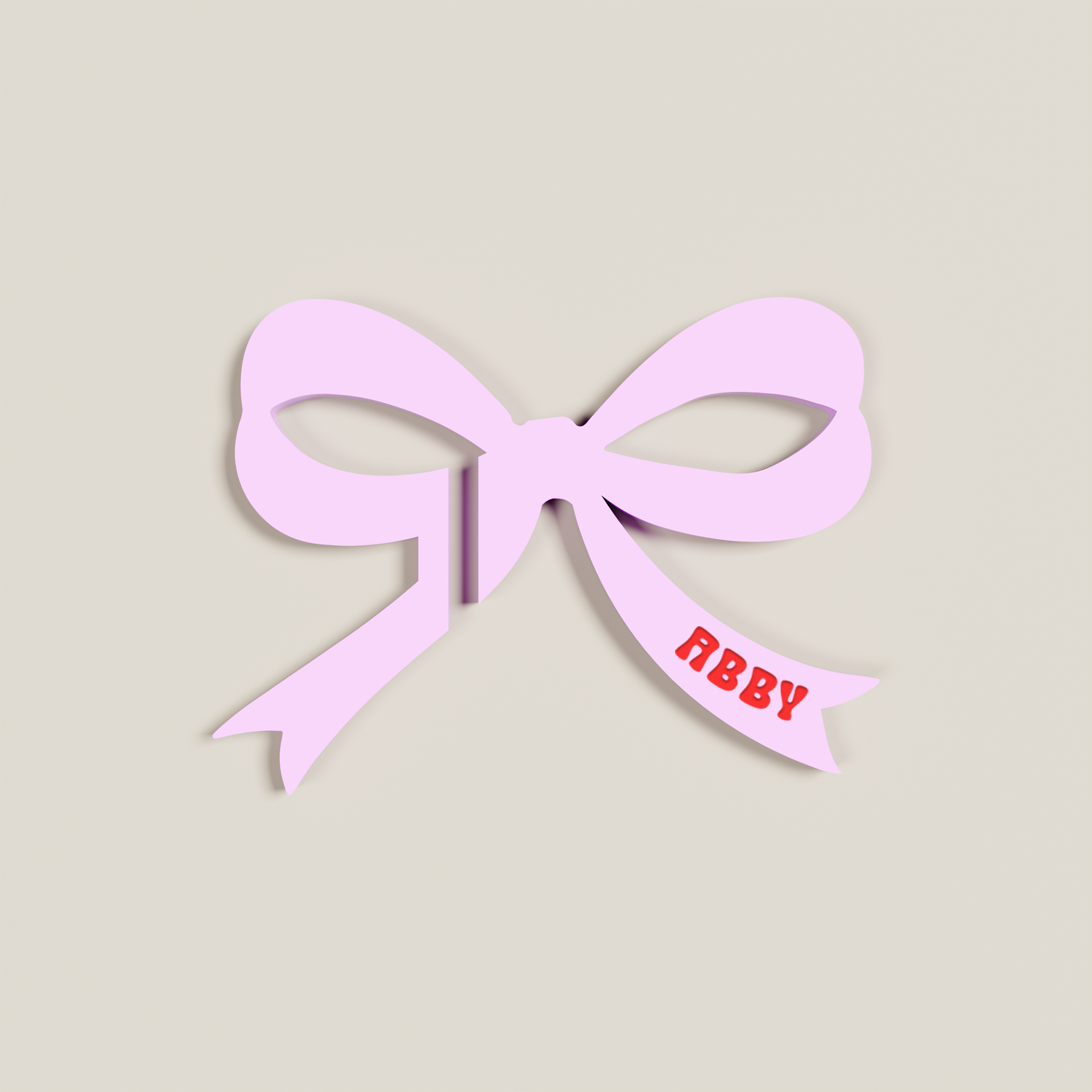 Abby acrylic drink tag in white | Saint Sauvant Auckland NZ