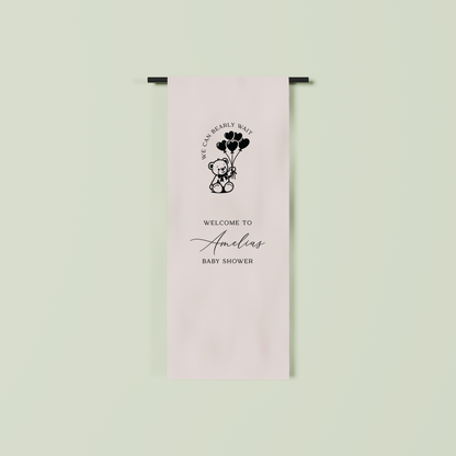 Provence fabric welcome sign in oat 1.5m | Saint Sauvant Auckland NZ