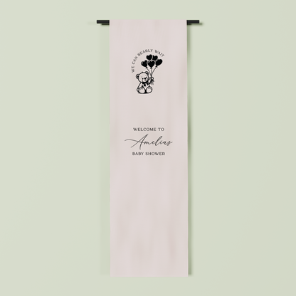 Provence fabric welcome sign in oat 2m | Saint Sauvant Auckland NZ