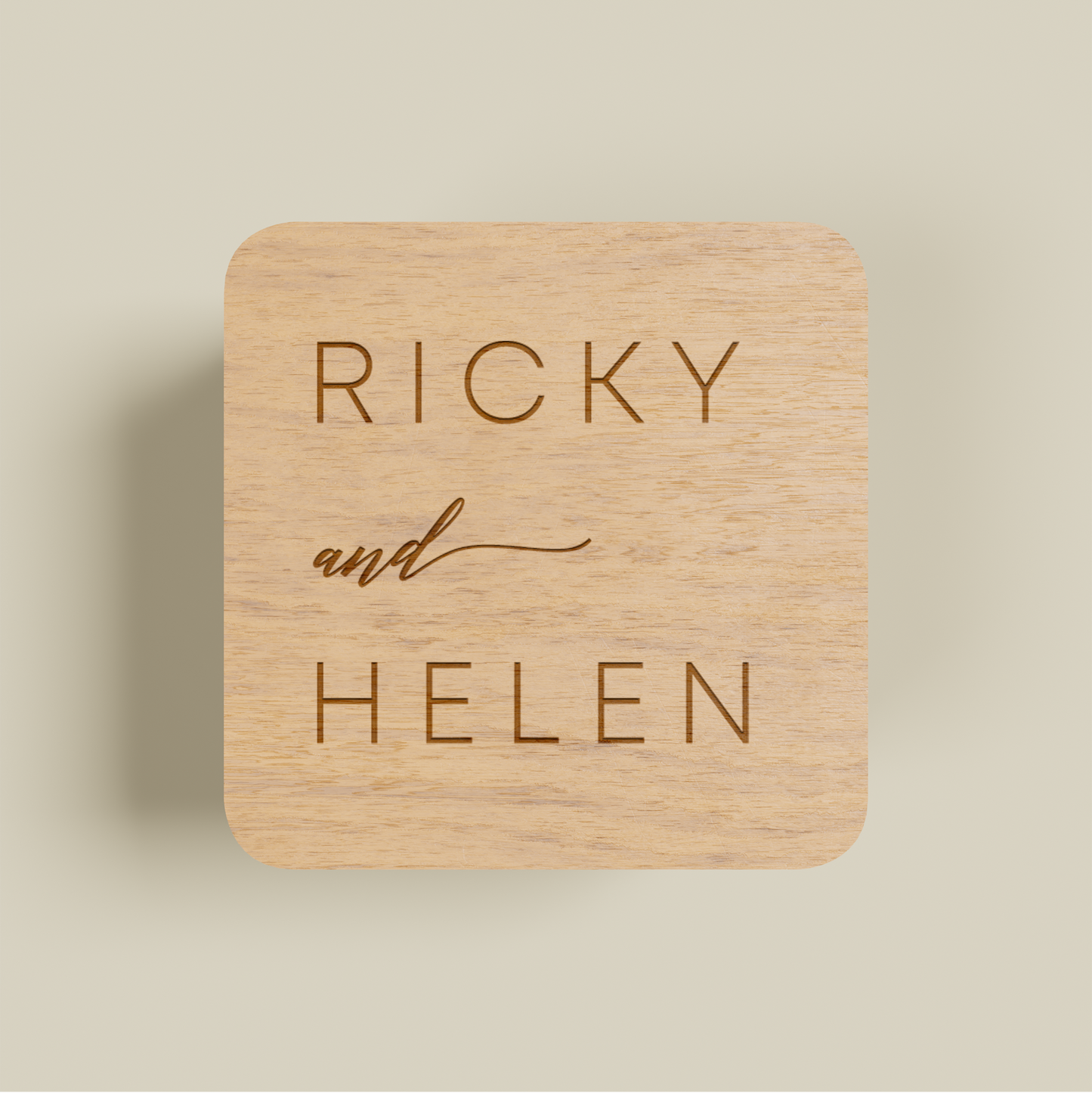 Sapphire personalised engraved ring box | Saint Sauvant Auckland NZ
