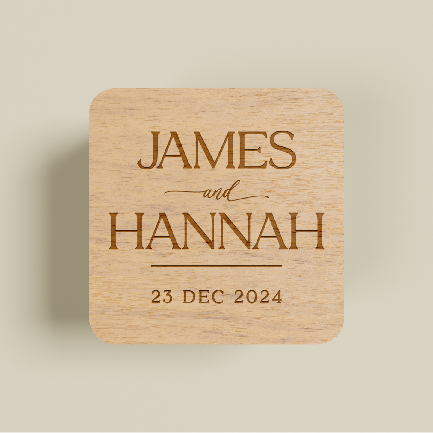 Diamond personalised engraved ring box | Saint Sauvant Auckland NZ
