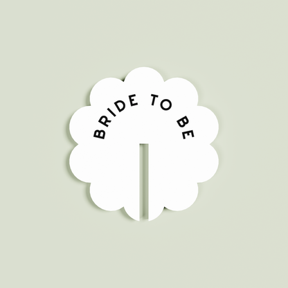 Iris acrylic drink tag in clear | Saint Sauvant Auckland NZ