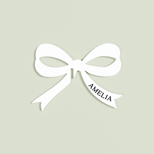Amelia acrylic drink tag in white | Saint Sauvant Auckland NZ